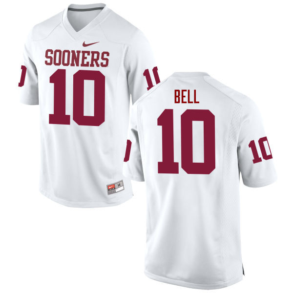 Men Oklahoma Sooners #10 Blake Bell College Football Jerseys Game-White - Click Image to Close